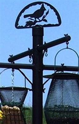 Squirrel Stopper 8-Arm Bird Feeder Pole 5 Squirrel Stopper 8-Arm Bird Feeder Pole - Image 3