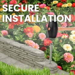 Stacked Stone Garden Border - Varied Gray Slate Interlocking Resin Edging Set 14 Stacked Stone Garden Border - Varied Gray Slate Interlocking Resin Edging Set -The Birdhouse Chick stacked stone garden border secure installation