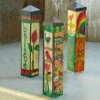 20" Vinyl Art Poles - 7 Designs -The Birdhouse Chick vinyl art poles 20 inch