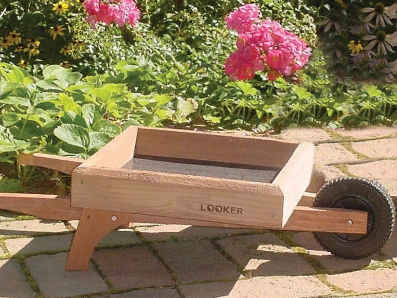 Wheelbarrow Ground Bird Feeder 3 Wheelbarrow Ground Bird Feeder