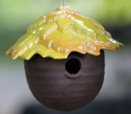 Handcrafted Gourd Bird Feeder β Vibrant Stoneware Weather-Proof Hanging Feeder 8 Handcrafted Gourd Bird Feeder β Vibrant Stoneware Weather-Proof Hanging Feeder - Image 6